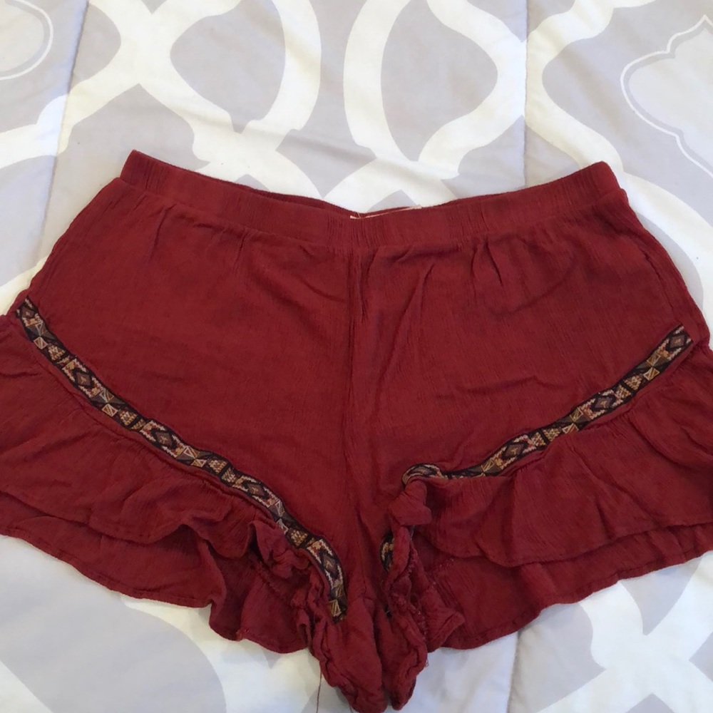 Red shorts